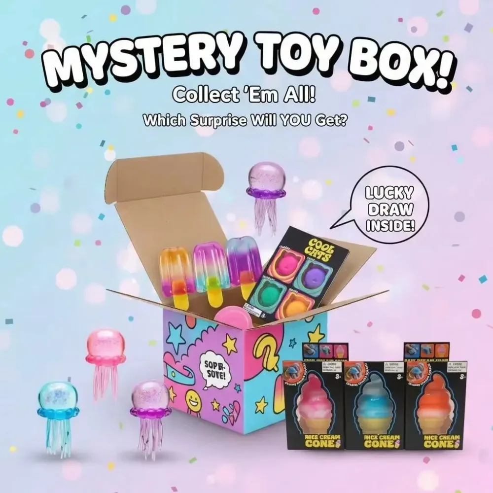 Squishy Mystery Box, zestaw za – Party Games For Adults And Kids recenzja i cena